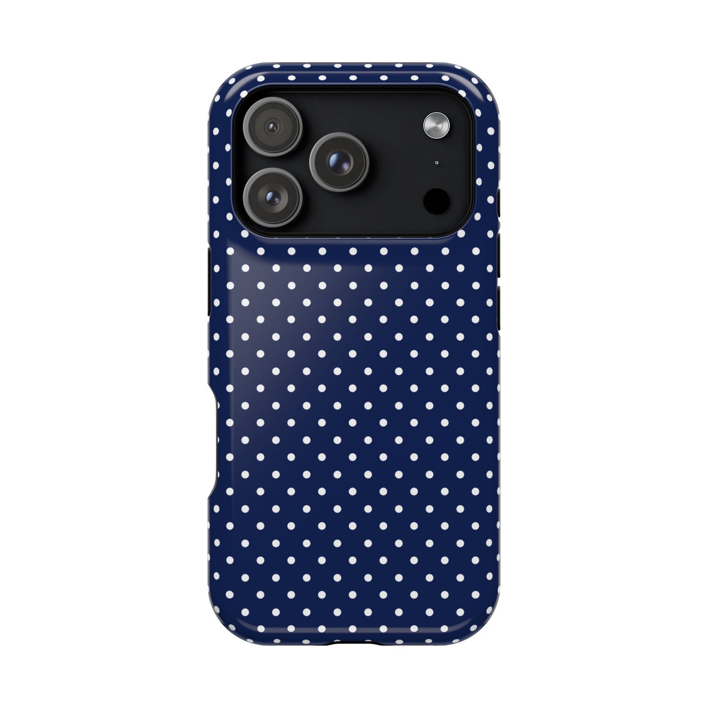 Navy Polka Dot Case