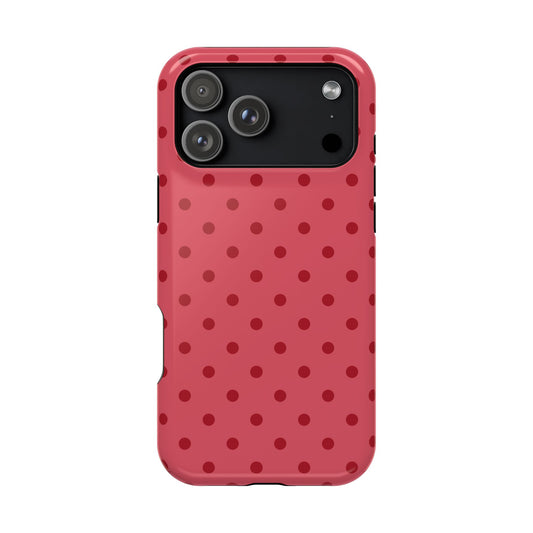 Watermelon Pink Polka Dot Case