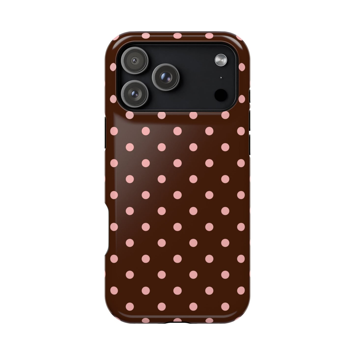 Pink Mocha Polka Dots