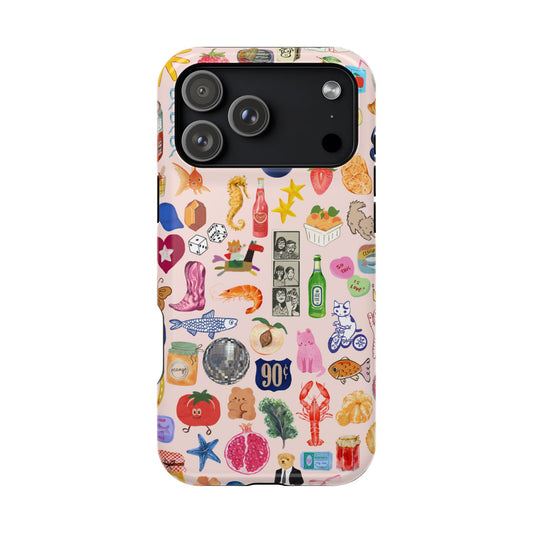 Pink Summer Collage Phone Case