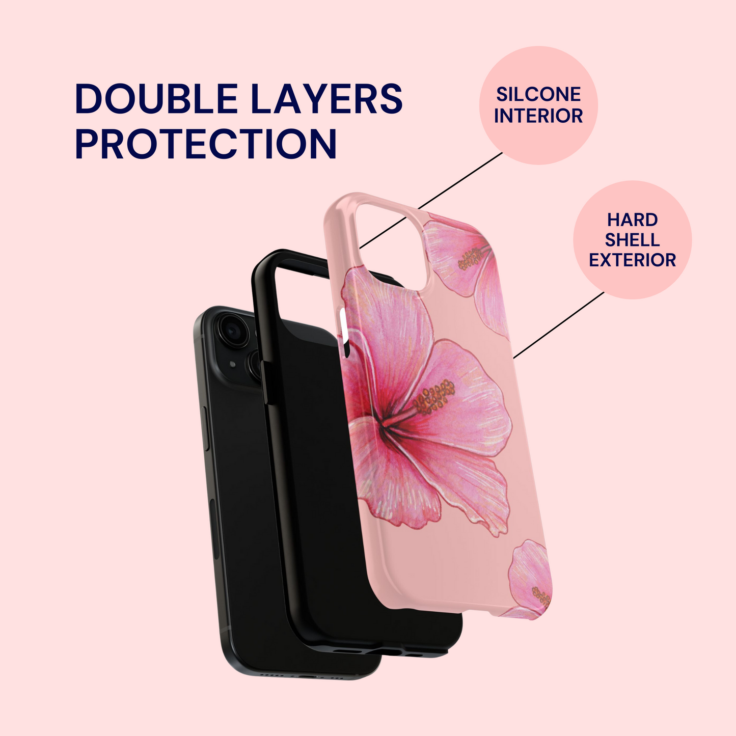 Hibiscus Paradise Pink Case