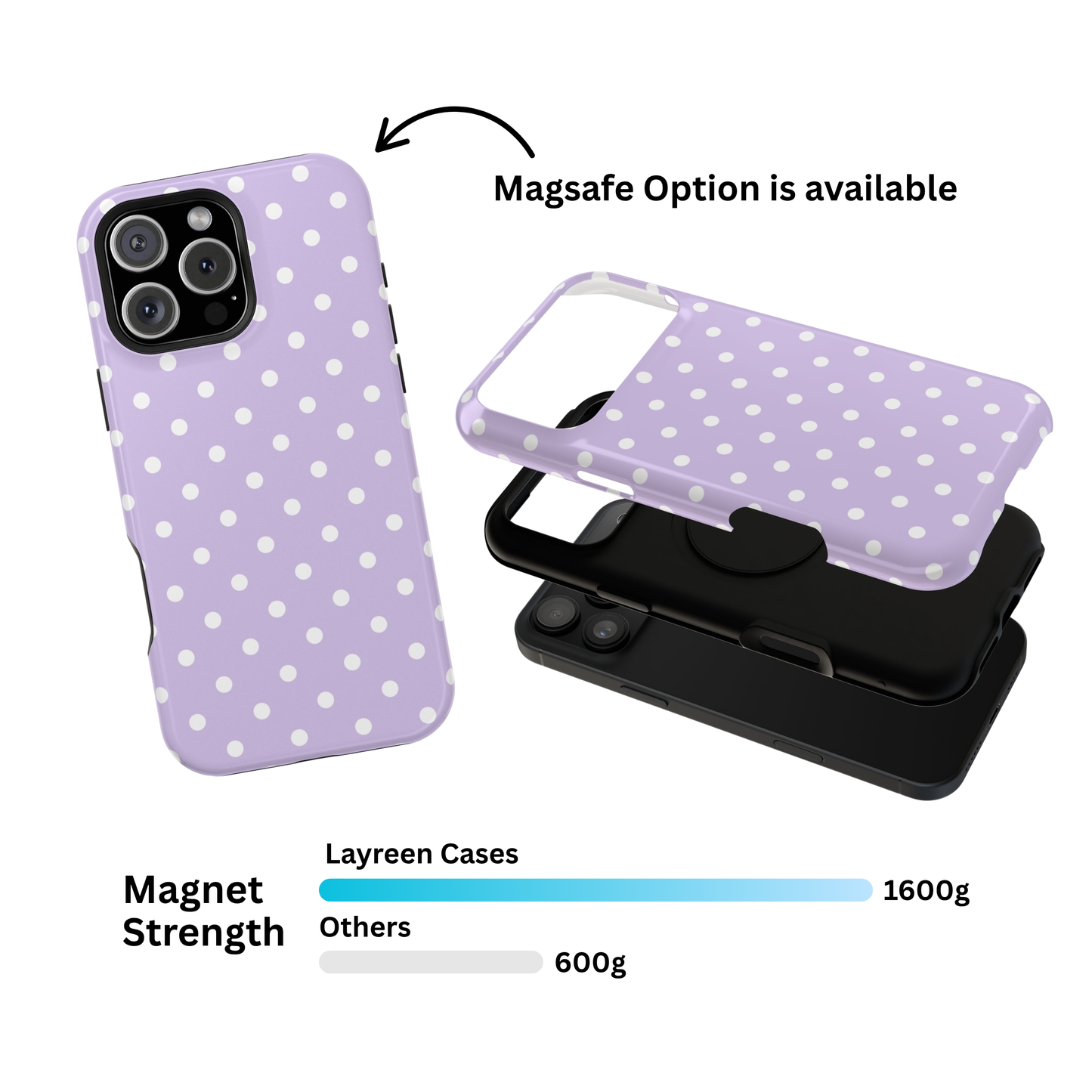 Lavender Polka Dot Case