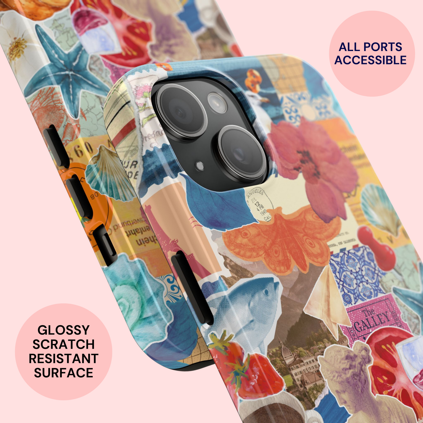 European Vintage Collage Case