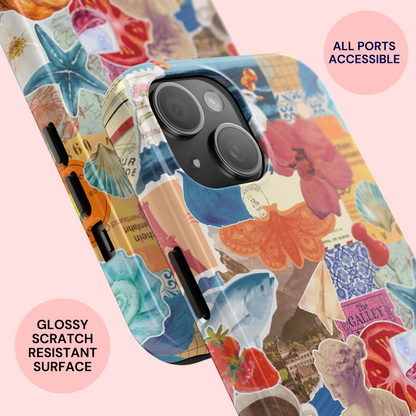 European Vintage Collage Case