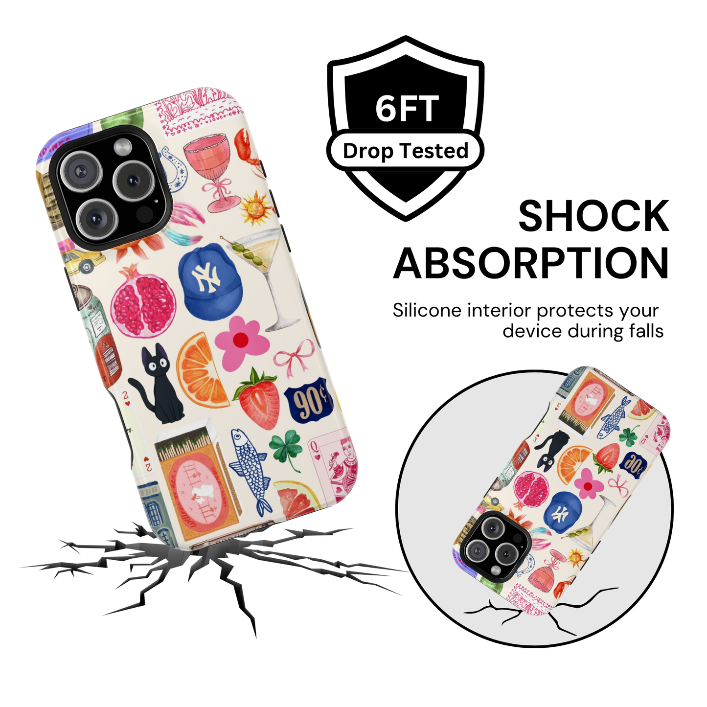 Cool Girl Collage Case