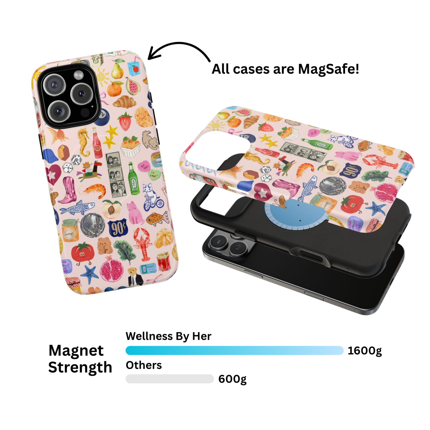 Pink Summer Collage Phone Case