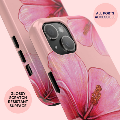 Hibiscus Paradise Pink Case