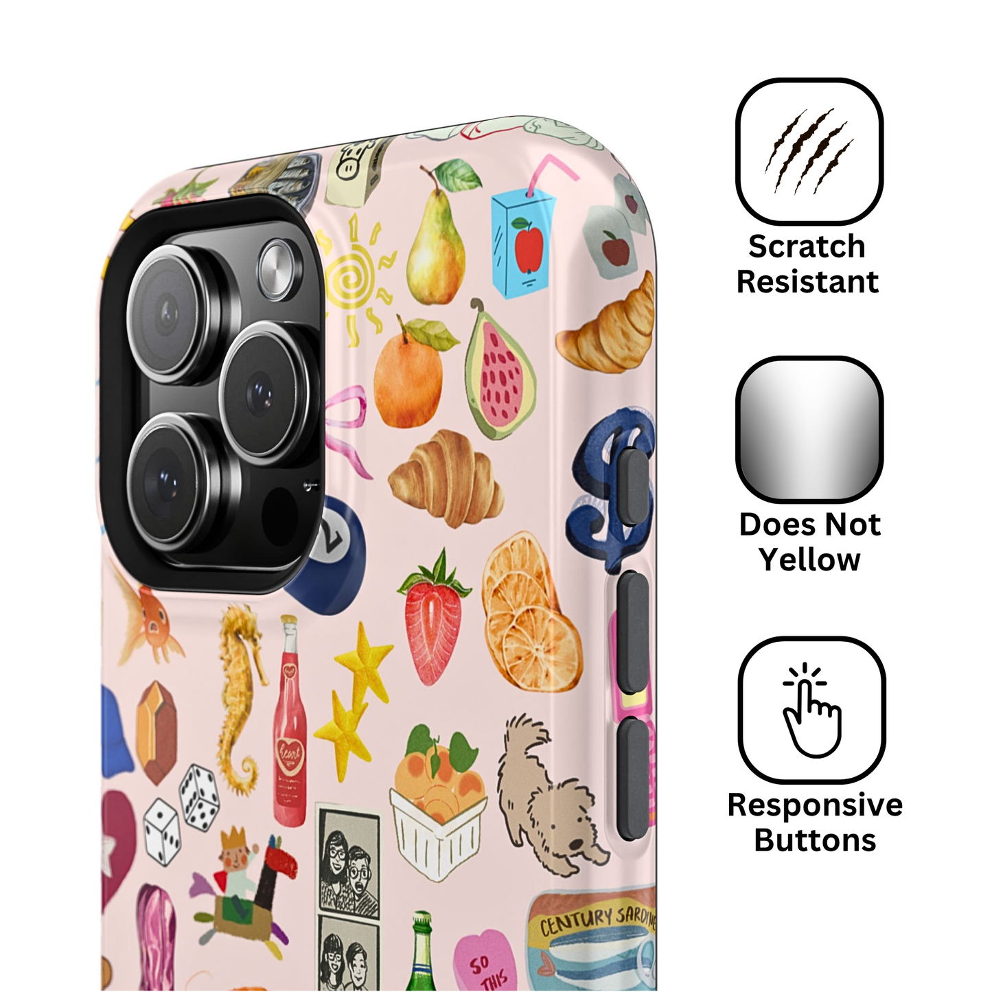 Pink Summer Collage Phone Case
