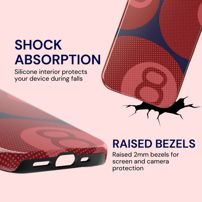 8-Ball Red & Blue Phone Case