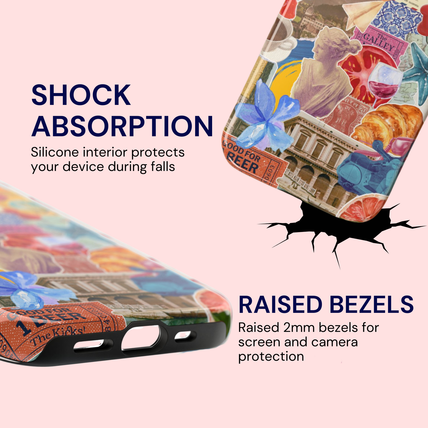 European Vintage Collage Case