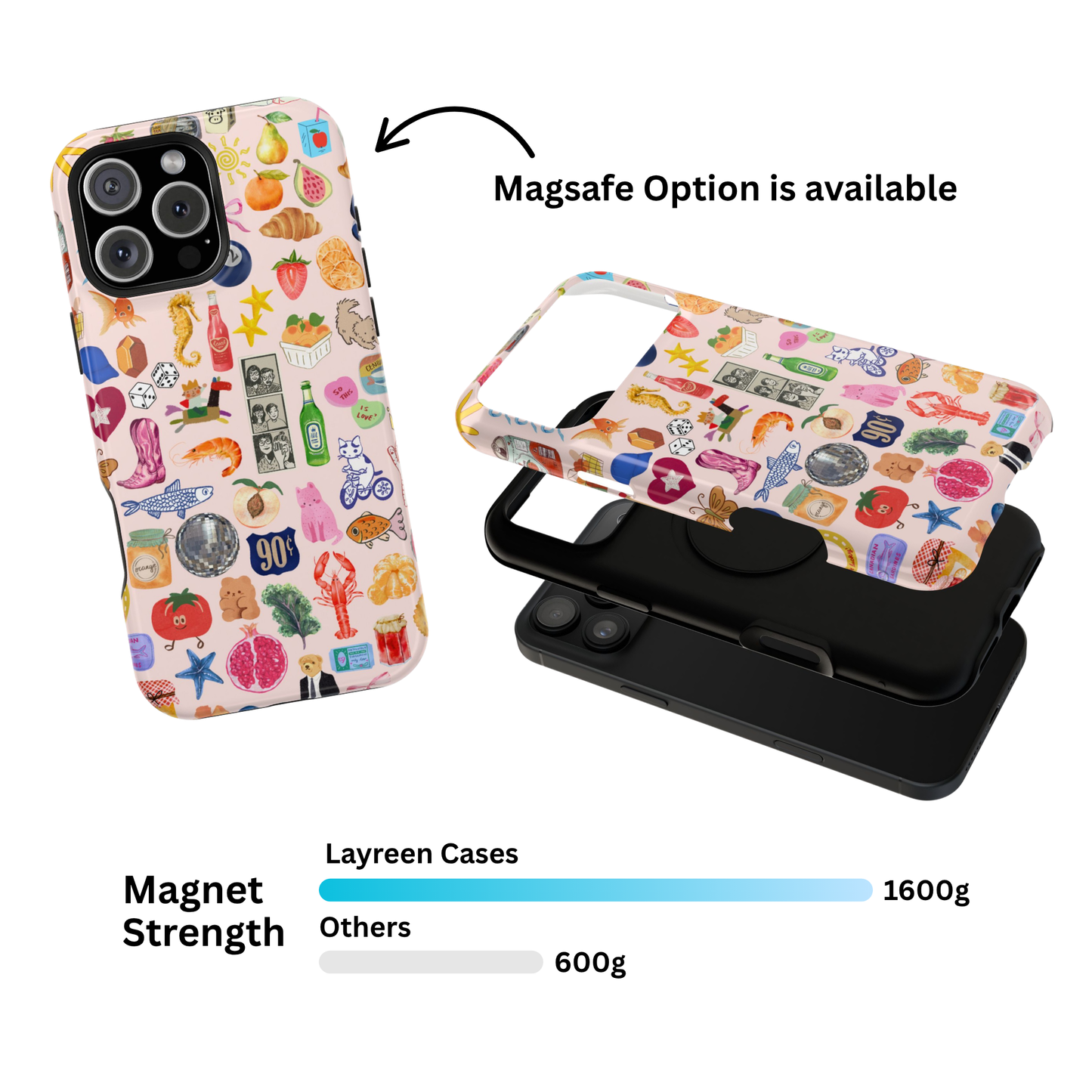 Pink Summer Collage Phone Case