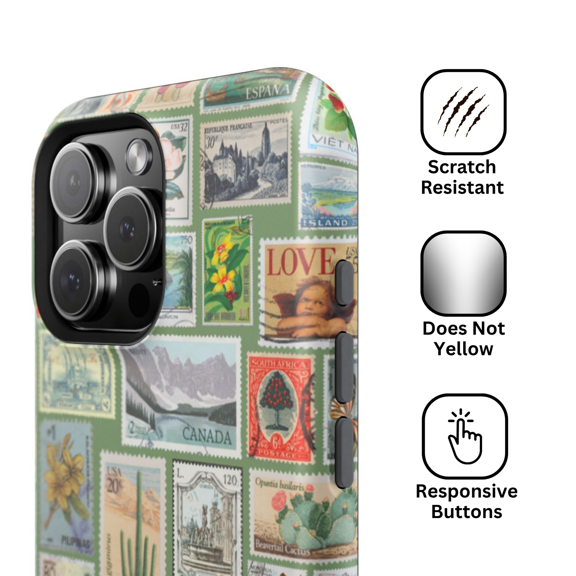 Green Stamp Phone Case – Layreen Cases Green Stamp Phone Case – Layreen Cases
