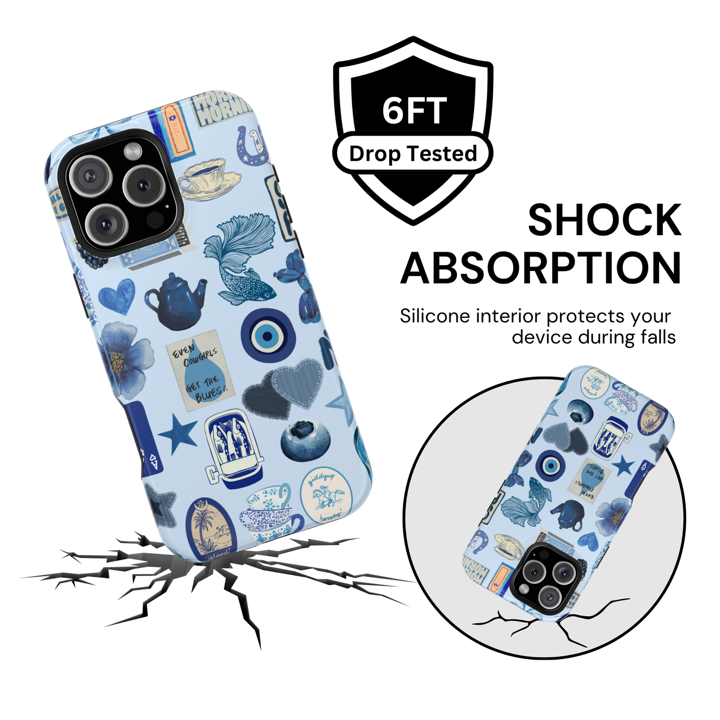 The Blues Collage Case