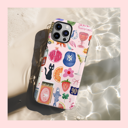 Cool Girl Collage Case (Pink Version)