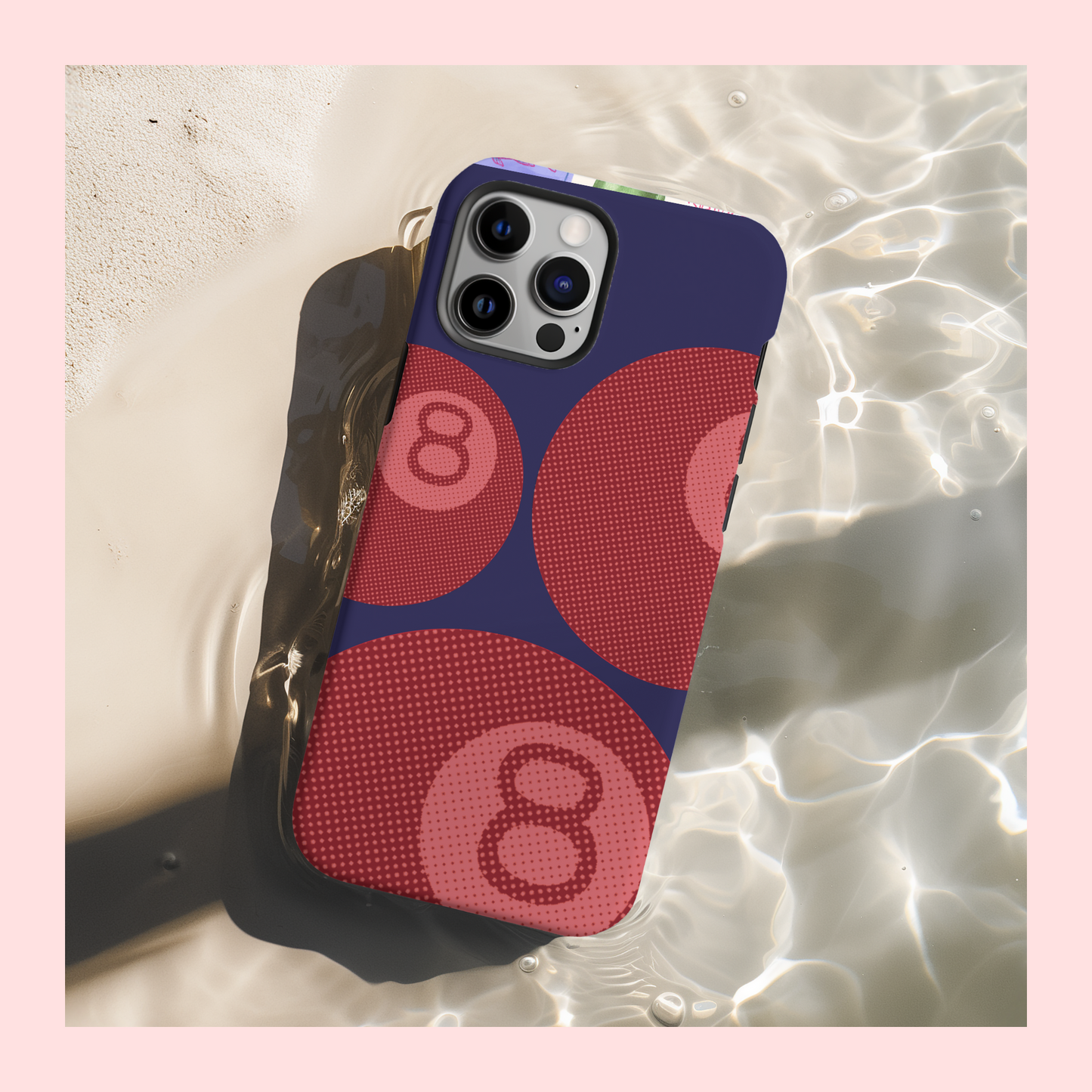 8-Ball Red & Blue Phone Case