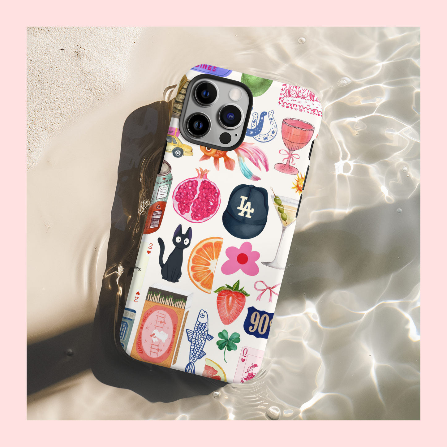 Cool Girl Collage Case (LA Version) Layreen Cases Cool Girl Collage Case (LA Version) Layreen Cases