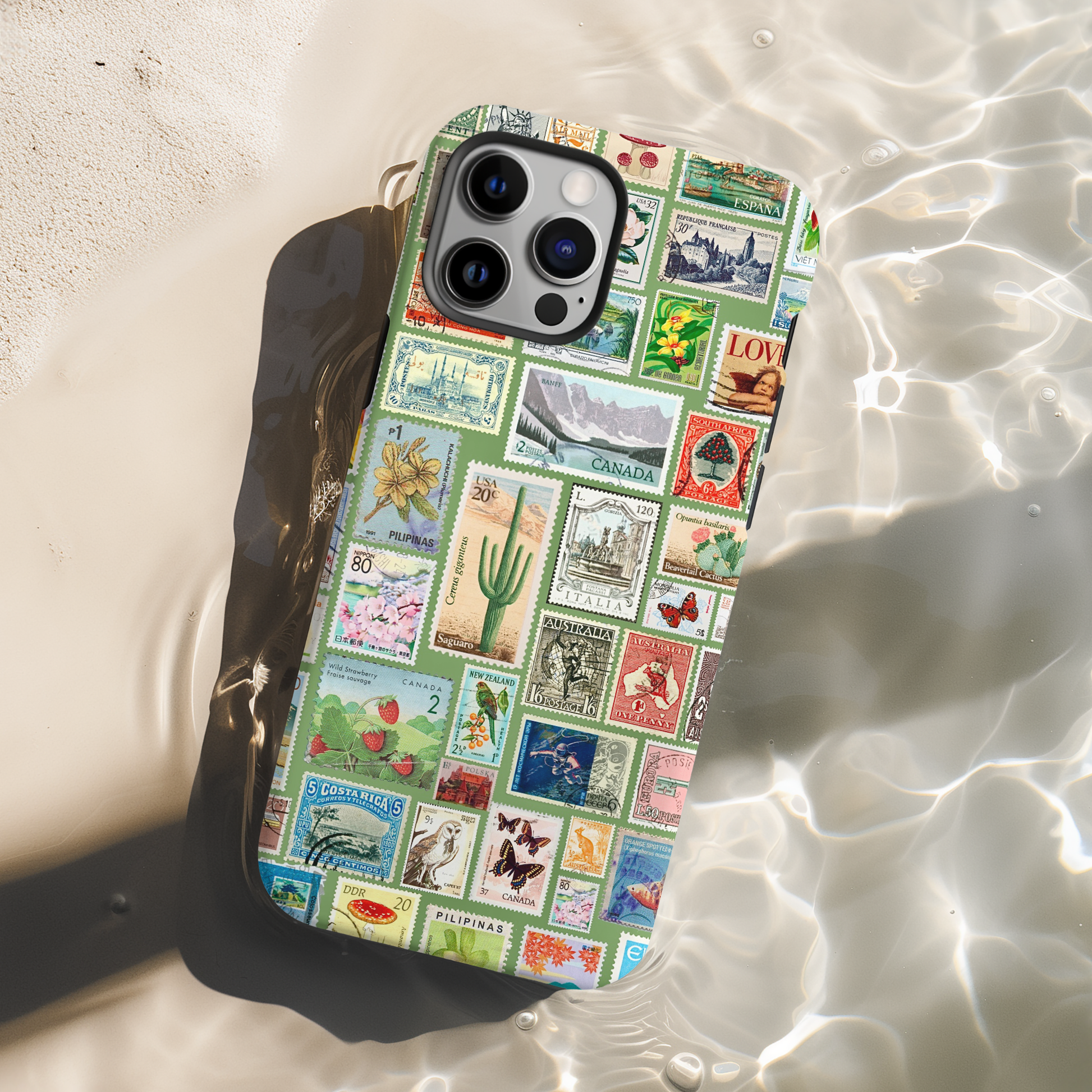 Green Stamp Phone Case – Layreen Cases Green Stamp Phone Case – Layreen Cases