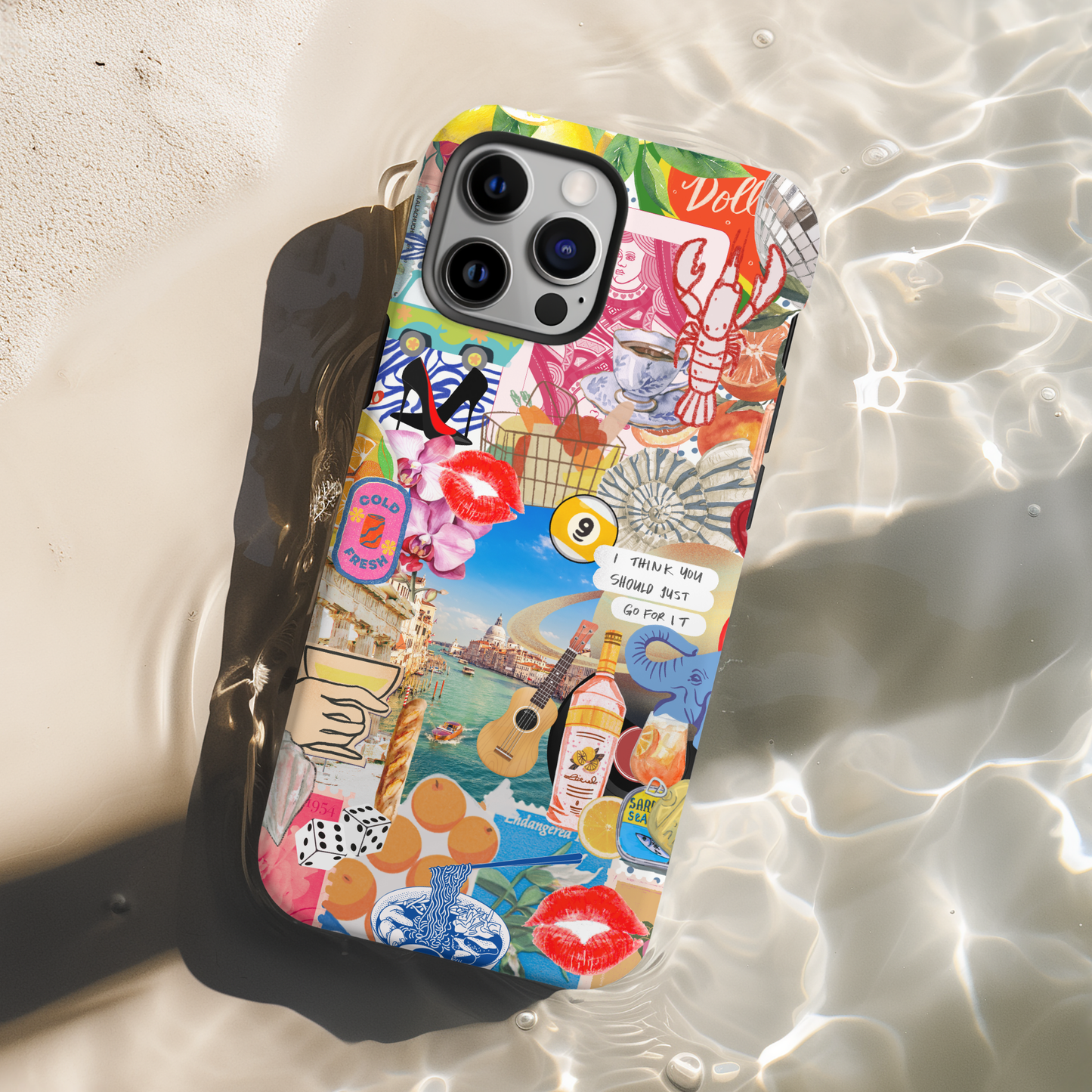 European Summer Collage Case