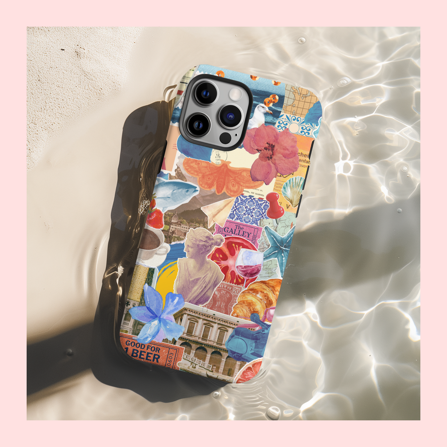 European Vintage Collage Case