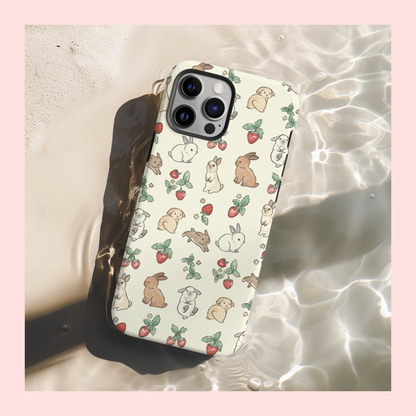 Bunny Berry Garden Phone Case