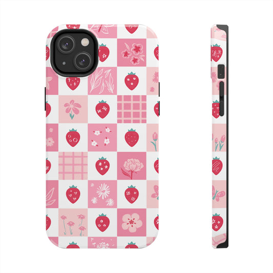 Strawberry Patchwork Case