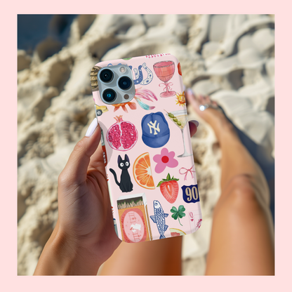 Cool Girl Collage Case (Pink Version)