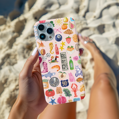 Pink Summer Collage Phone Case