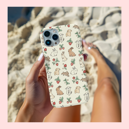 Bunny Berry Garden Phone Case