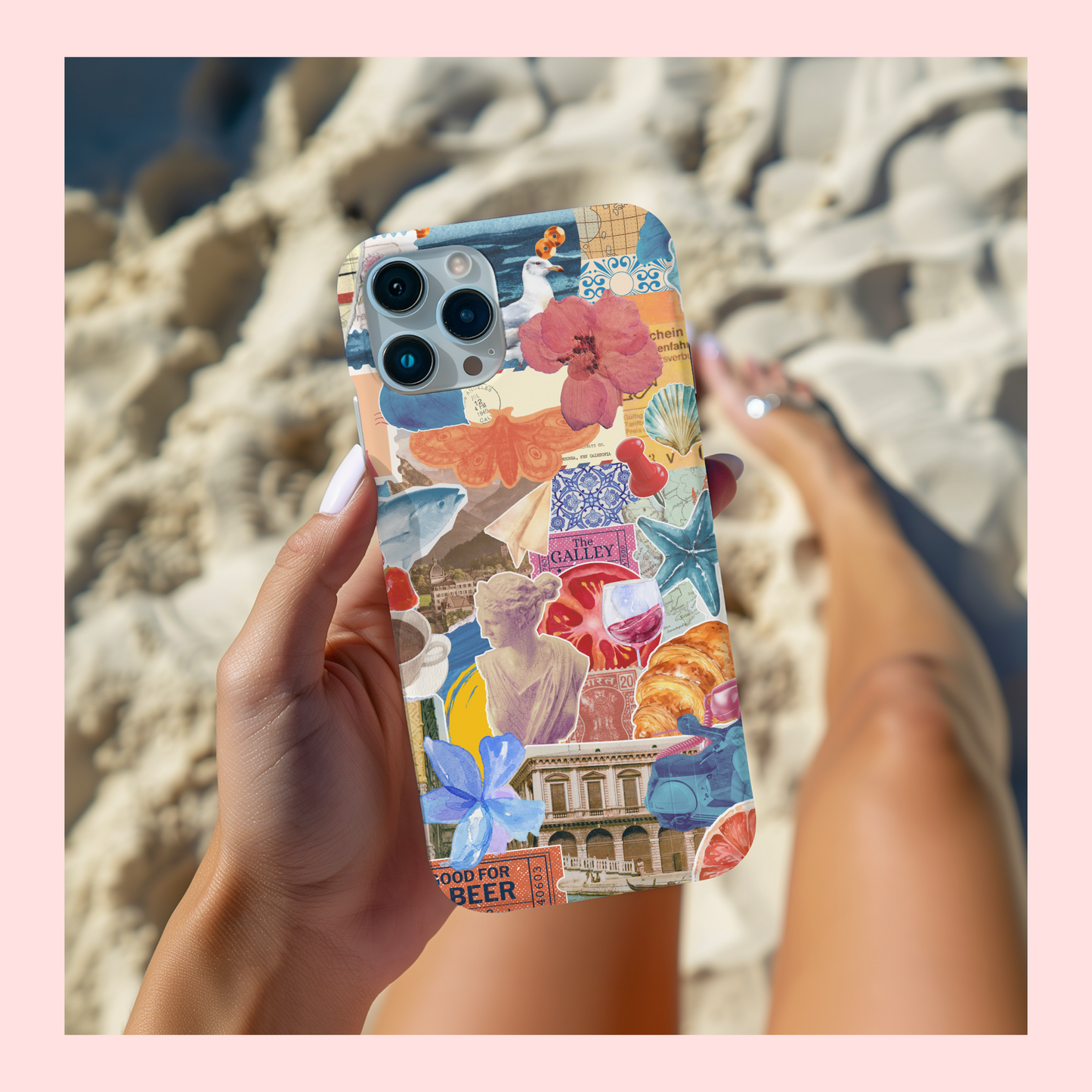 European Vintage Collage Case