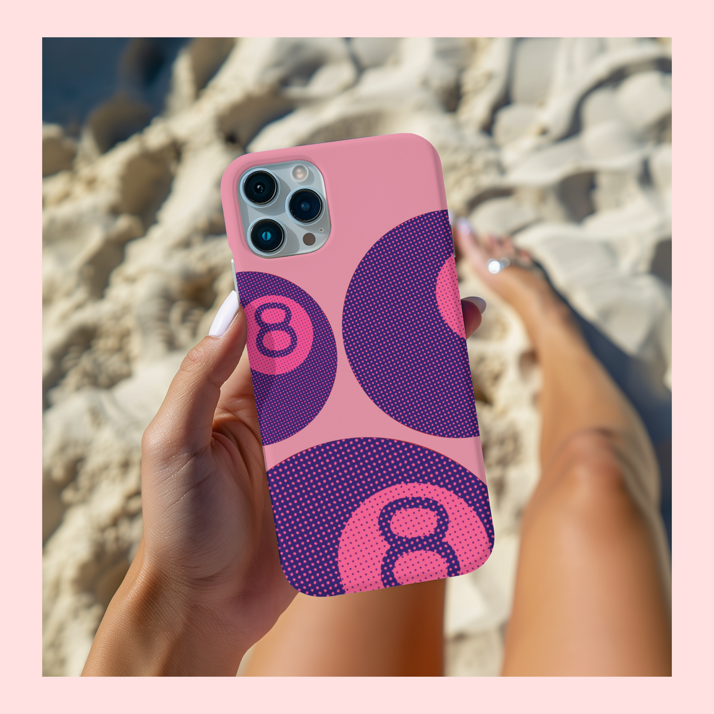8 Ball Fuchsia Case