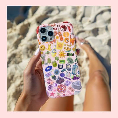 Rainbow Collage Phone Case