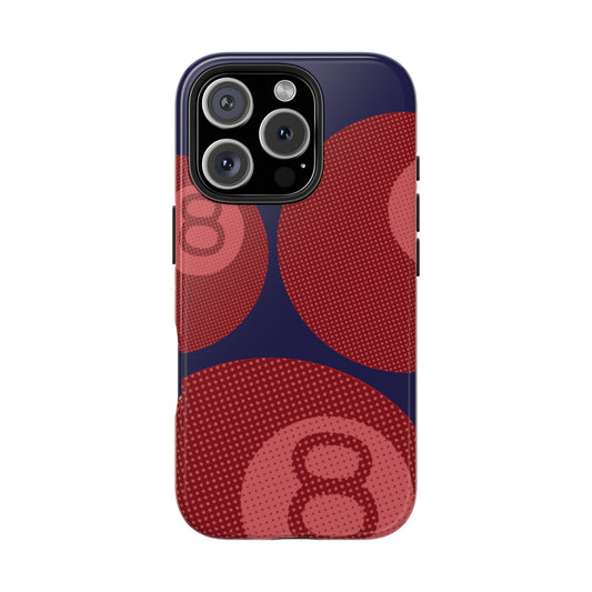 8-Ball Red & Blue Phone Case