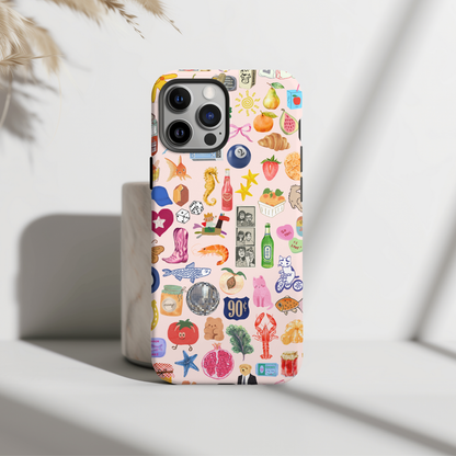 Pink Summer Collage Phone Case