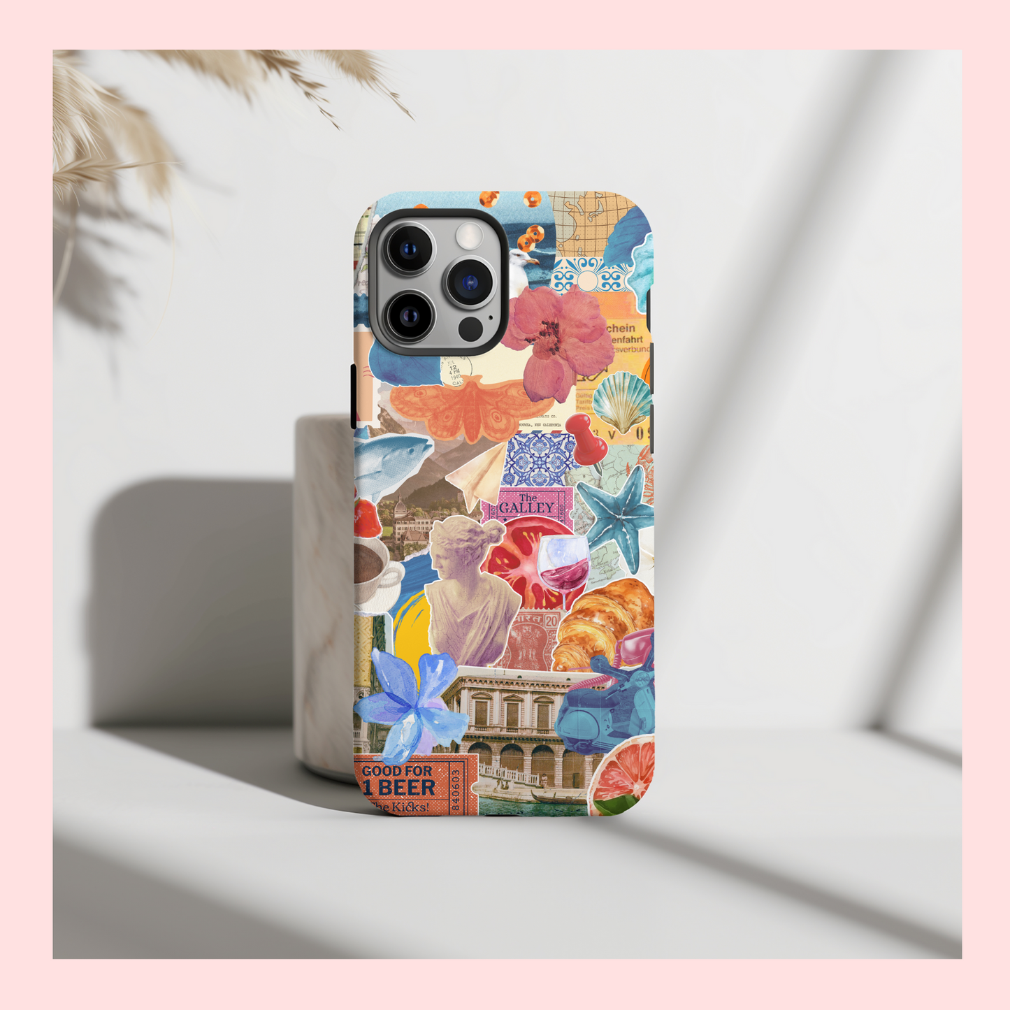 European Vintage Collage Case