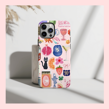 Cool Girl Collage Case (Pink Version)