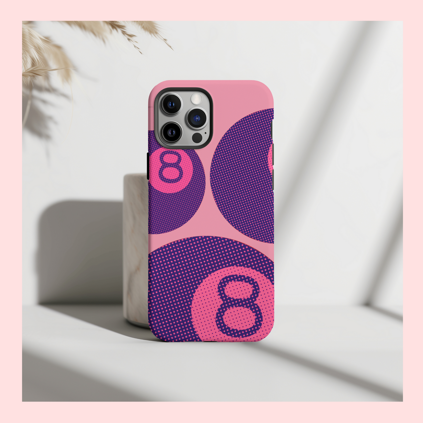 8 Ball Fuchsia Case