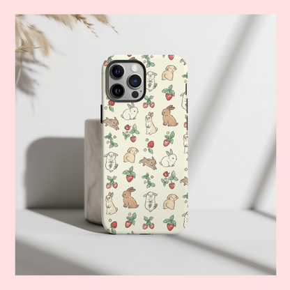 Bunny Berry Garden Phone Case