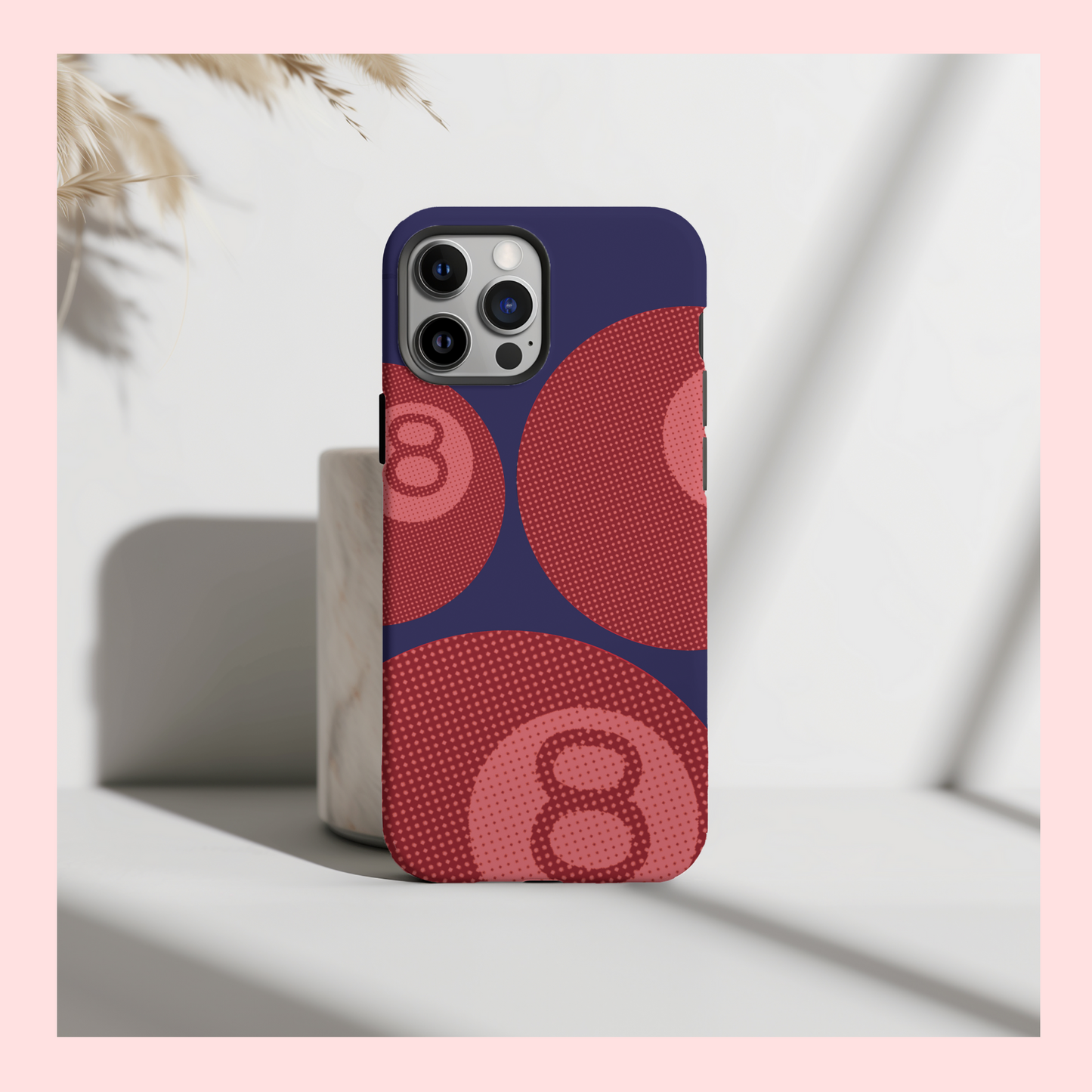 8-Ball Red & Blue Phone Case