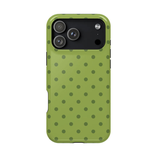 Lime Polka Dot