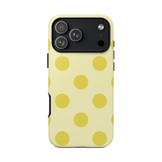 Lemon Drop Yellow Polka Dot