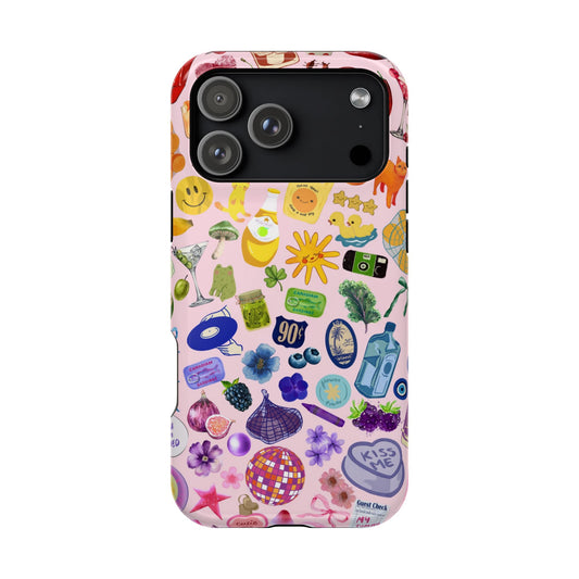 Rainbow Collage Phone Case