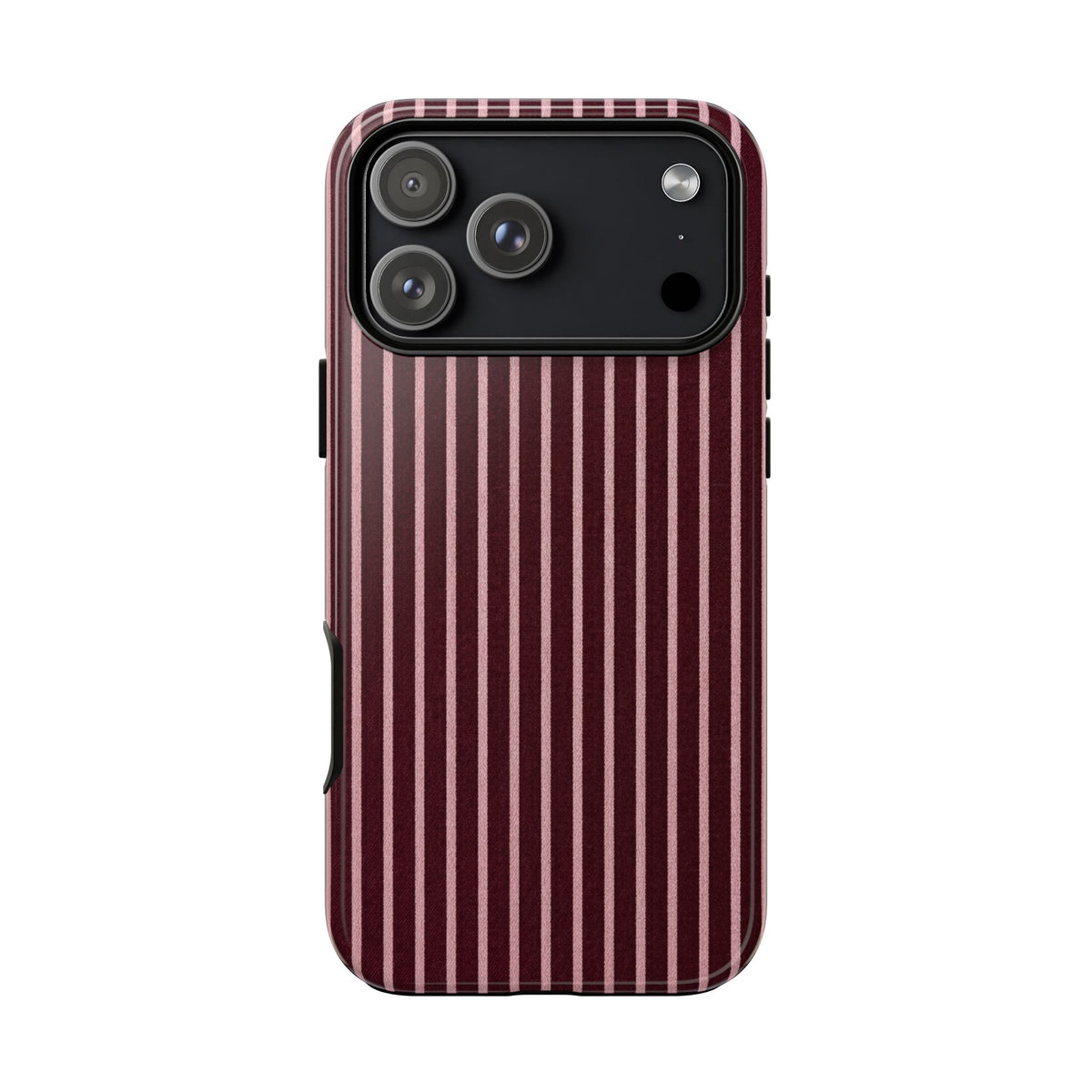Raspberry Thin Stripes