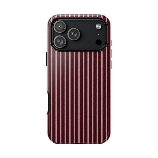 Raspberry Thin Stripes
