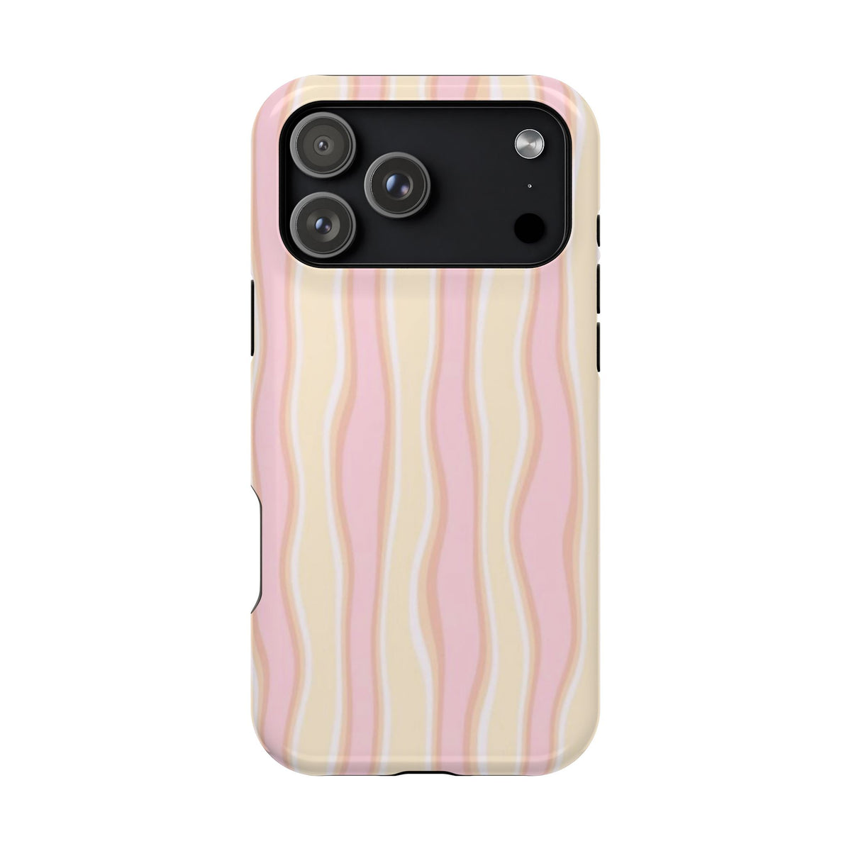 Yellow & Pink Asymmetrical Stripes