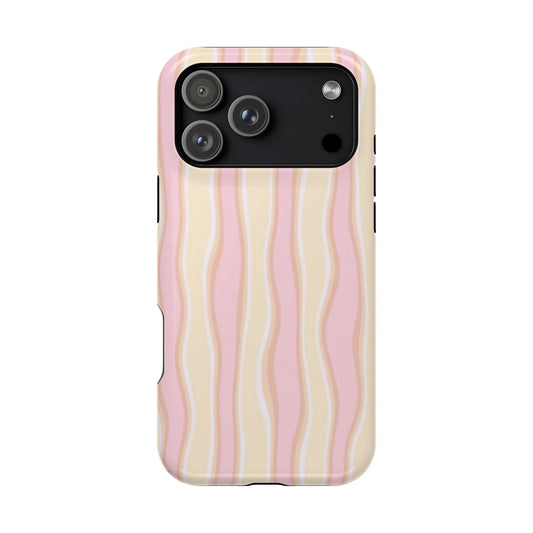 Yellow & Pink Asymmetrical Stripes