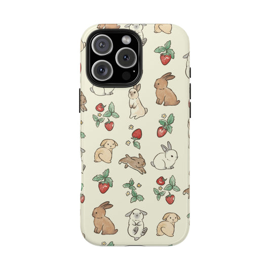 Bunny Berry Garden Phone Case
