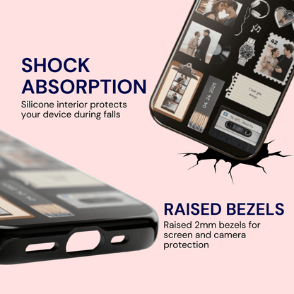 Black Mixtape Memories Custom Case - Layreen Cases