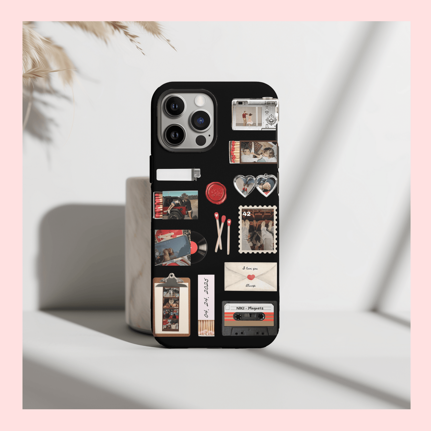 Black Mixtape Memories Custom Case - Layreen Cases