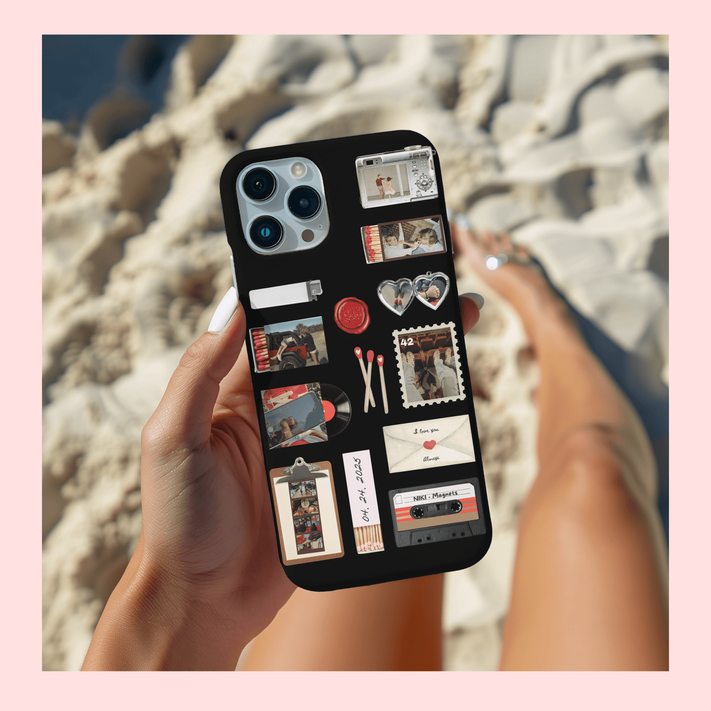 Black Mixtape Memories Custom Case - Layreen Cases
