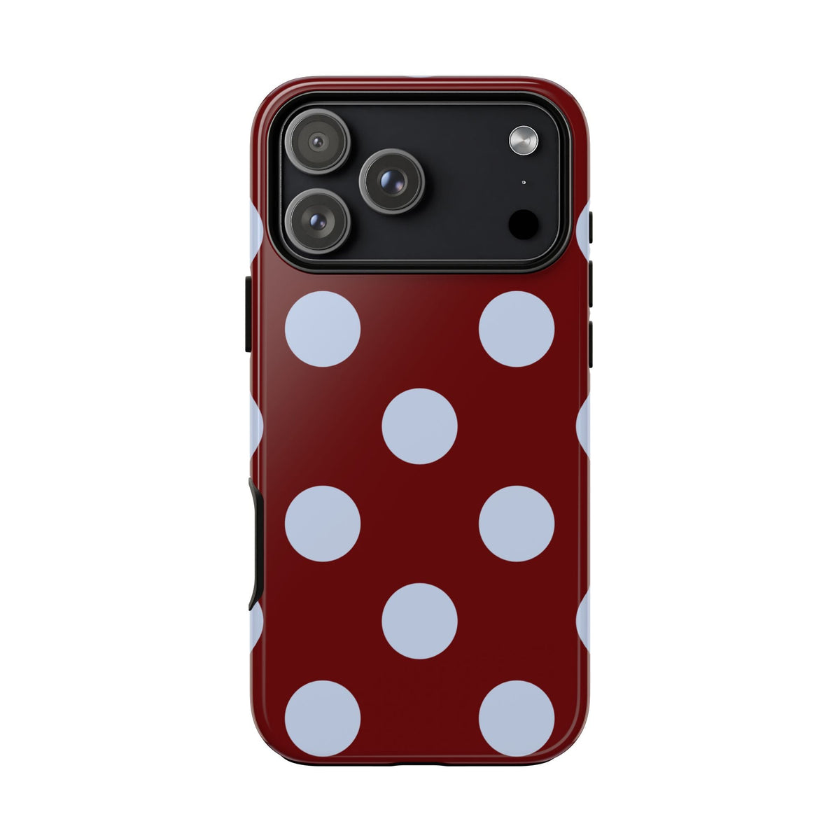 Blue & Burgundy Polka Dot - Layreen Cases